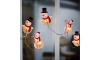 LED lyskæde med sugekopper 6xLED/2xAA 1,2 m varmt hvidt lys snemænd