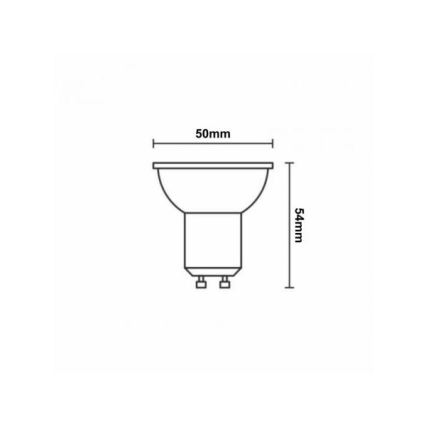 LED lyspære keramisk GU10/9,5W/230V 3000K