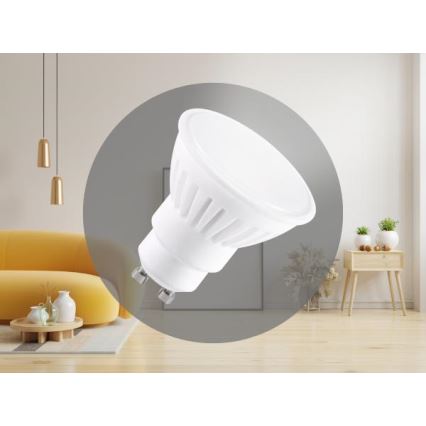 LED Keramik lyspære GU10/9,5W/230V 4000KLED lyspære keramisk GU10/9,5W/230V 4000K