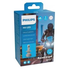 LED Lyspære til motorcykel Philips ULTION 11342 U6000 X1 H4 P43t-38/18W/12V 5800K