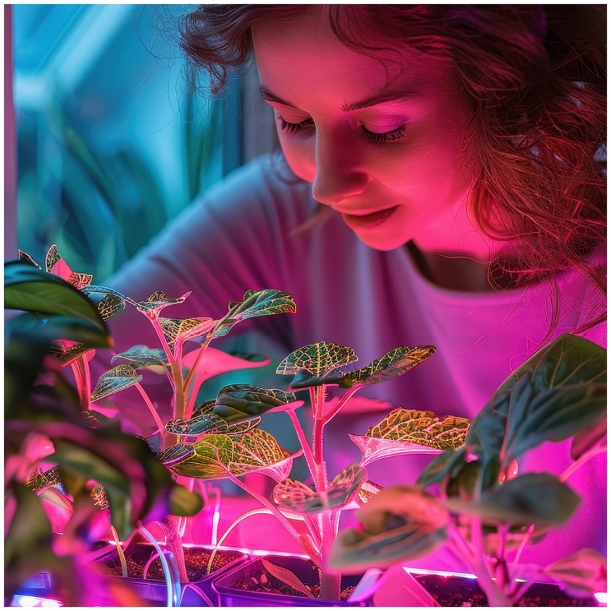 LED Lyspære til plantevækst PLANTY E27/24W/230V 1200K