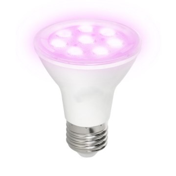 LED lyspære til plantevækst PLANTY E27/7W/230V 1200K hvid