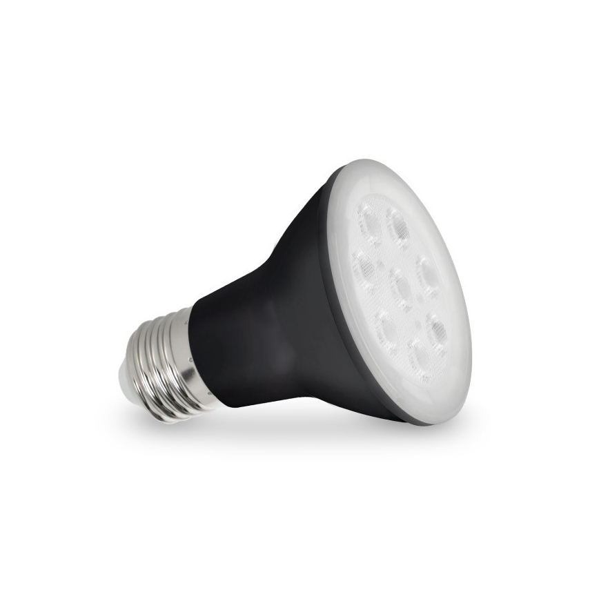 LED lyspære til plantevækst PLANTY E27/7W/230V 1200K sort