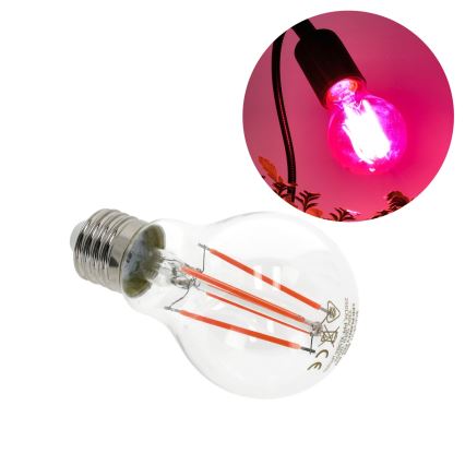 LED Lyspære til plantevækst PLANTY E27/8W/230V 1200K