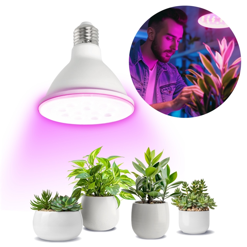 LED Lyspære til plantevækst VITABLOOM E27/9W/230V 1200K hvid - Brilagi