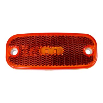 LED lysreflektor SINGLE LED/0,2W/12-24V IP67 orange