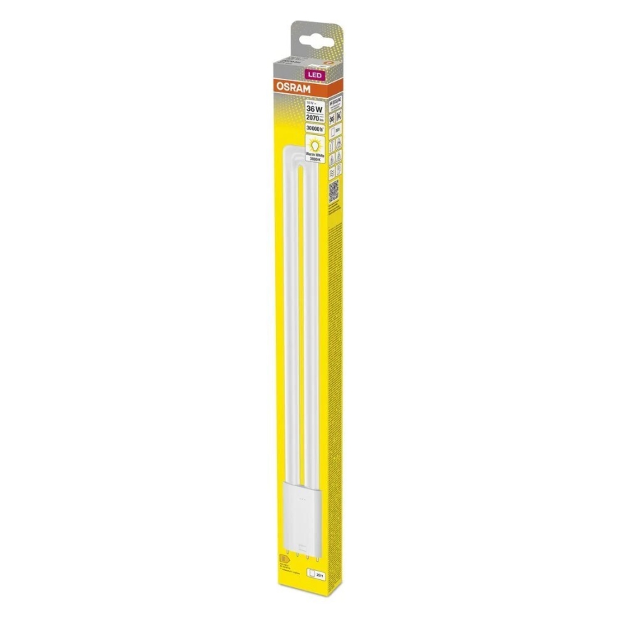 LED lysstofrør 2G11/18W/230V 3000K - Osram