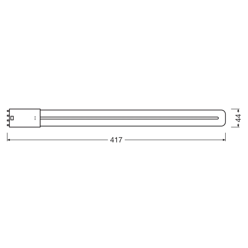 LED lysstofrør 2G11/18W/230V 4000K - Osram