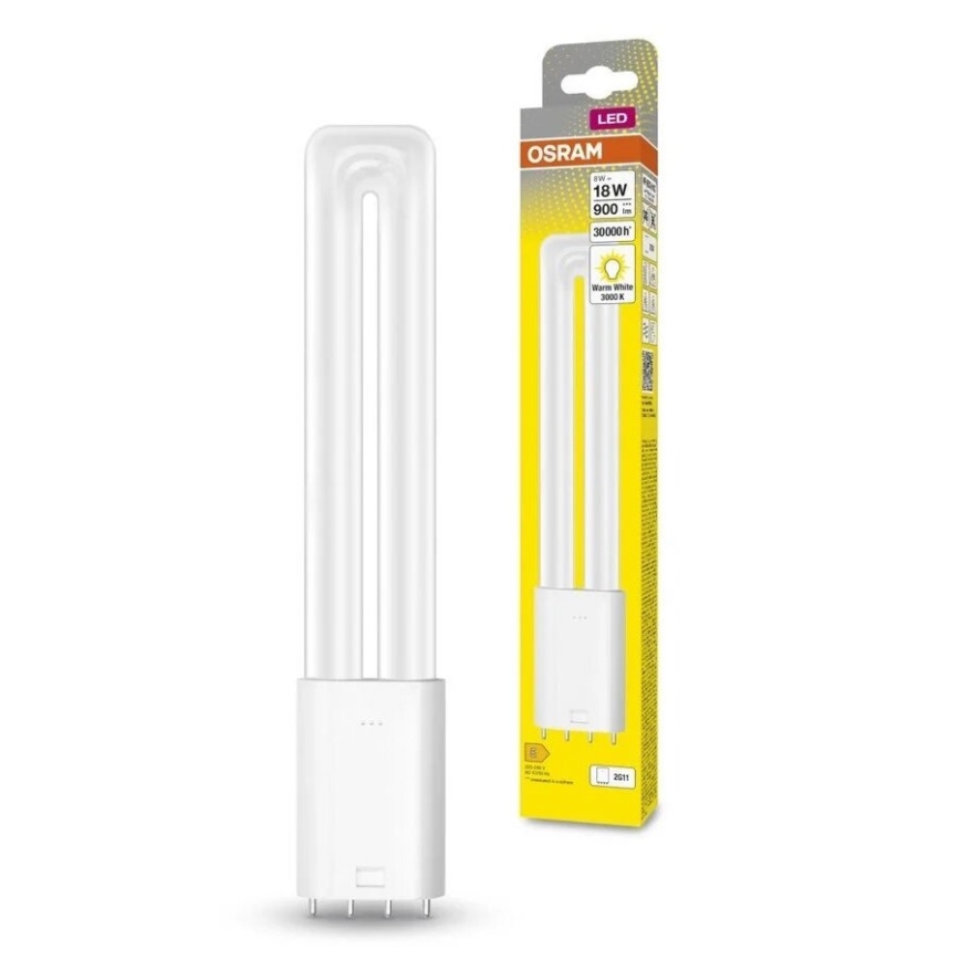 LED lysstofrør 2G11/8W/230V 3000K - Osram