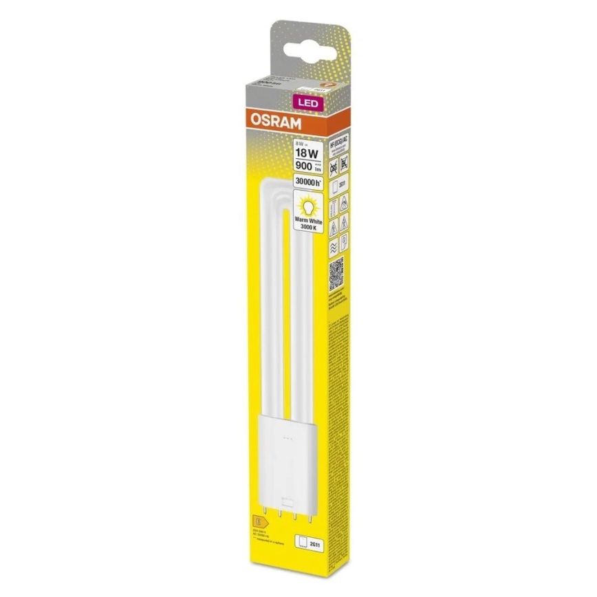 LED lysstofrør 2G11/8W/230V 3000K - Osram