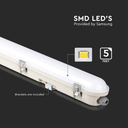 LED lysstofrør med nødmodul EMERGENCY LED/48W/230V 6500K 150 cm IP65