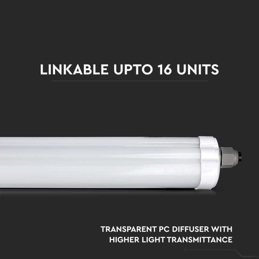 LED lysstofrør G-SERIES LED/18W/230V 4000K IP65 60 cm