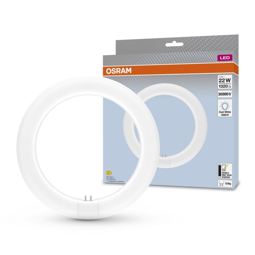 LED lysstofrør G10q/11W/230V 4000K - Osram