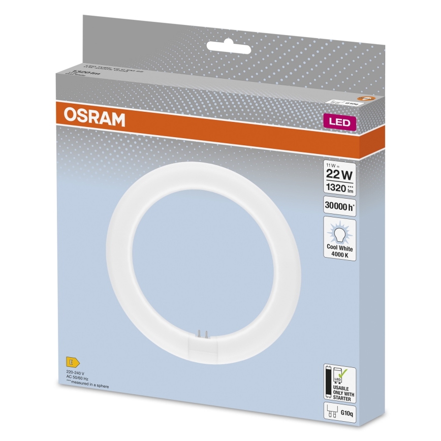 LED lysstofrør G10q/11W/230V 4000K - Osram