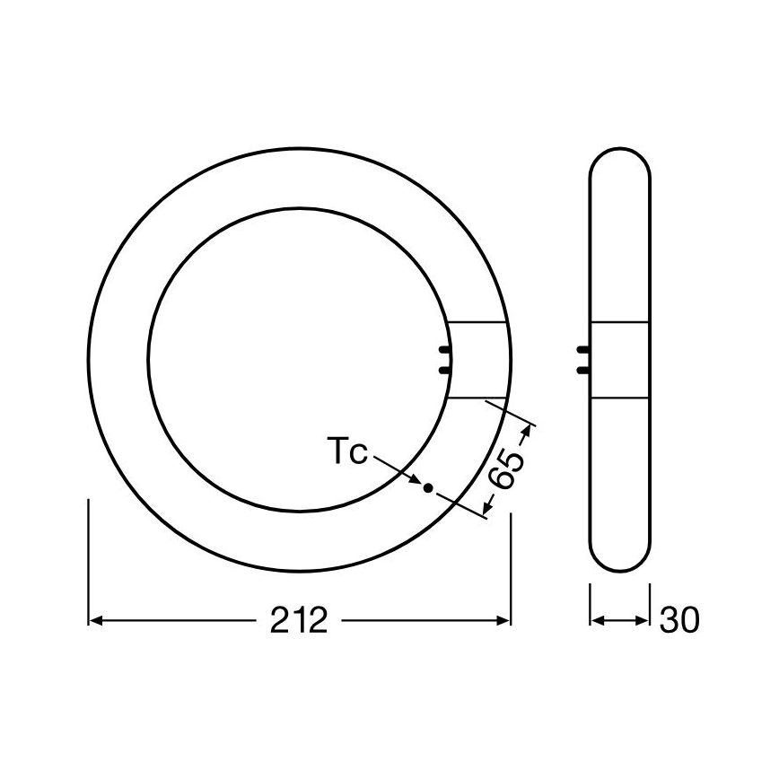 LED lysstofrør G10q/11W/230V 6500K - Osram