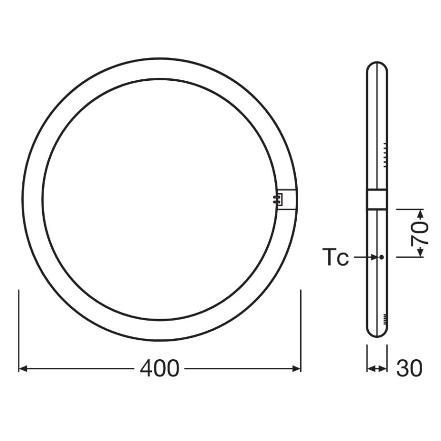 LED lysstofrør G10q/24W/230V 6500K - Osram