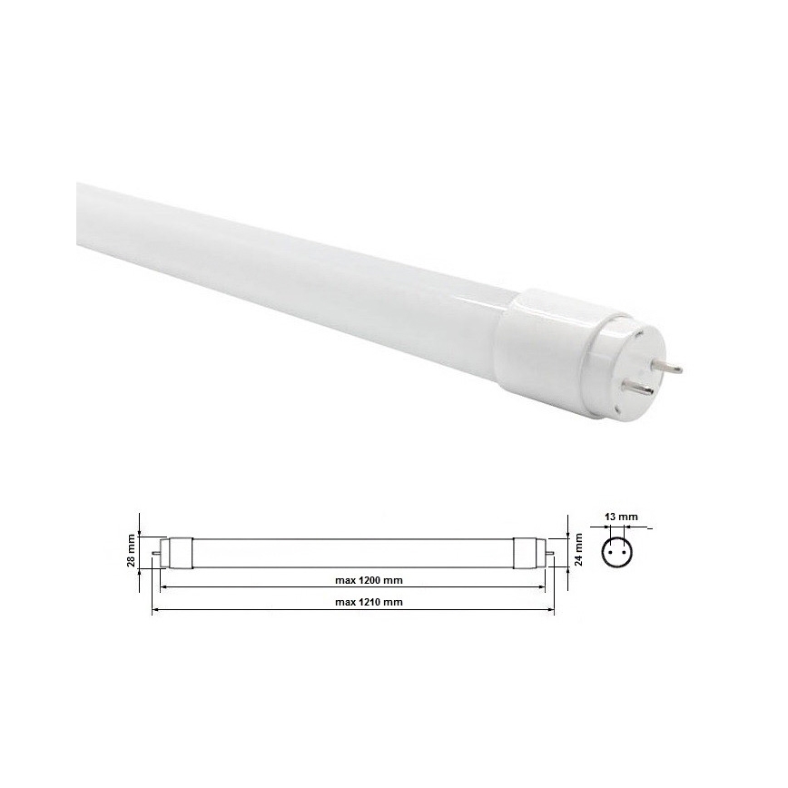 LED lysstofrør G13/18W/230V T8 3600-4800K 120 cm