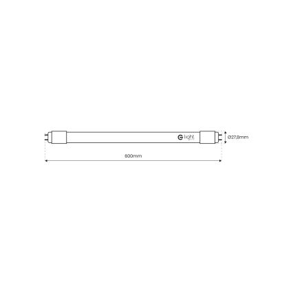 LED lysstofrør G13/9W/230V 4000K 60 cm