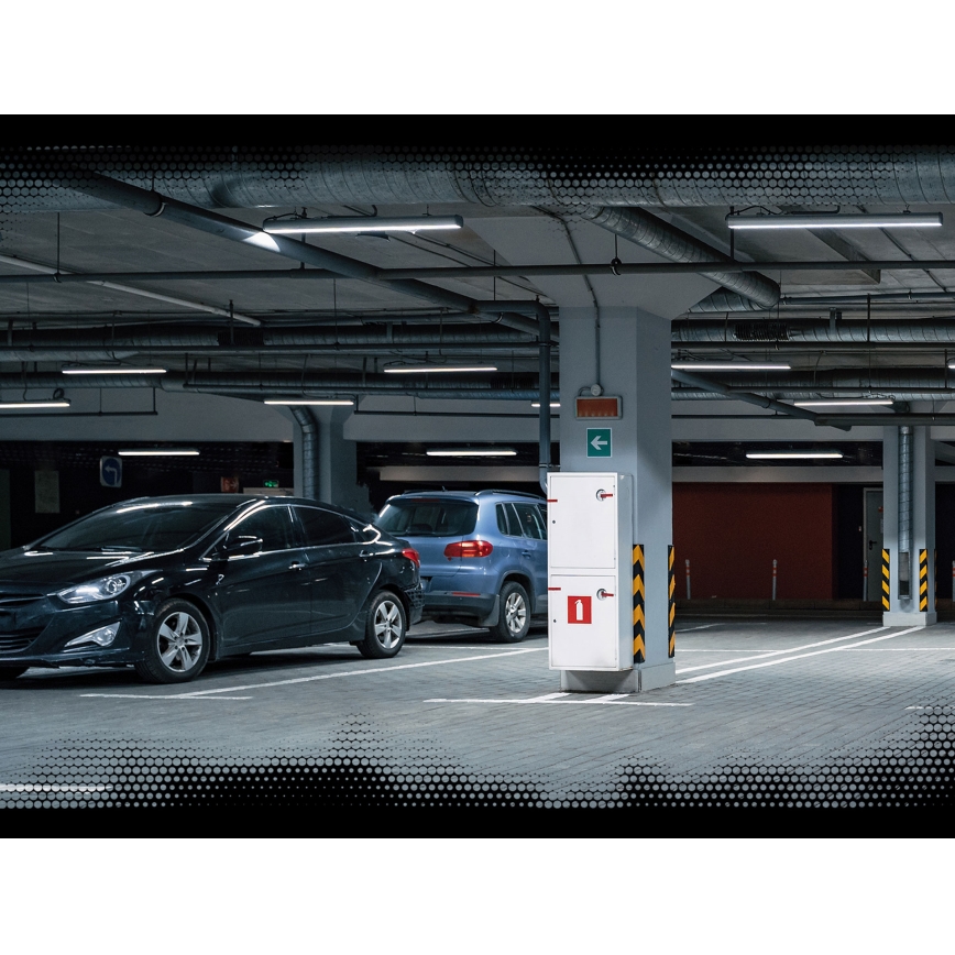 LED lysstofrør LIMEA GIGANT LED/38W/230V IP65 1190mm sort
