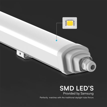 LED lysstofrør SAMSUNG CHIP LED/18W/230V 6500K IP65 60 cm