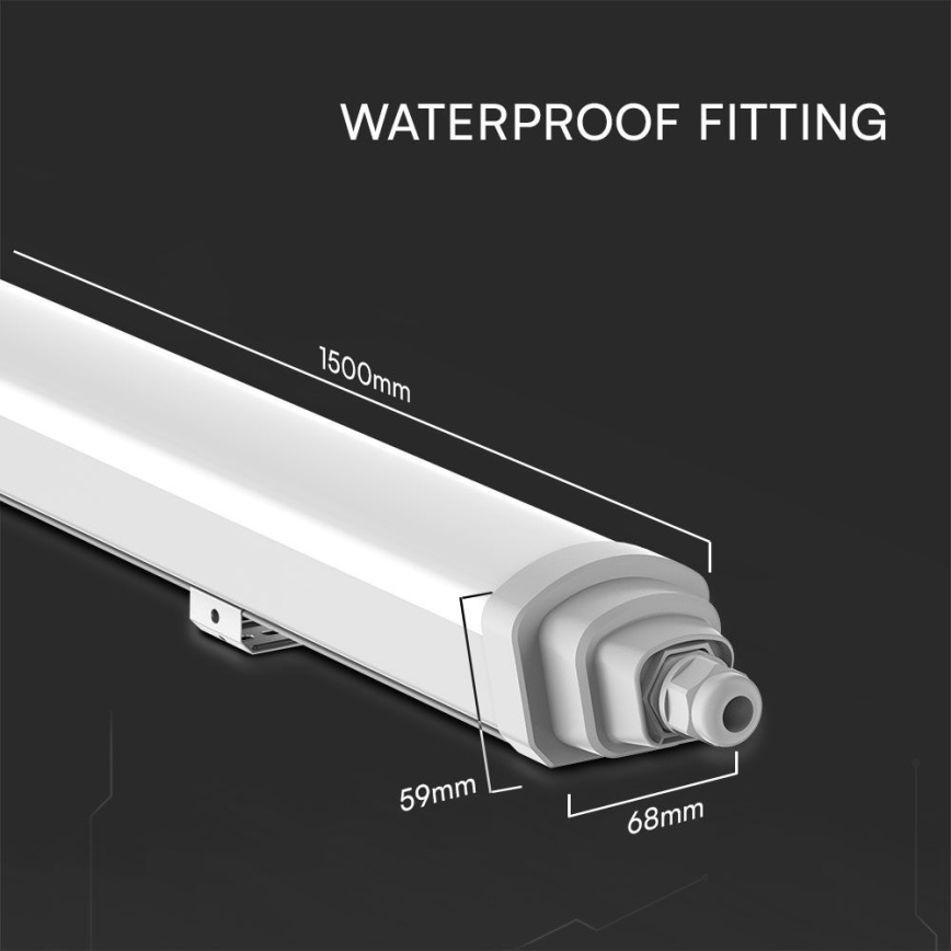 LED lysstofrør SAMSUNG CHIP LED/48W/230V 4000K IP65 150 cm