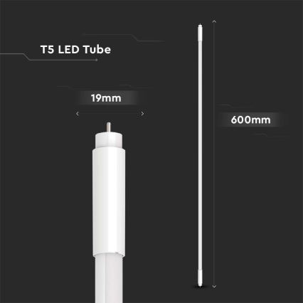 LED lysstofrør T5 G5/8W/230V 4000K 60 cm