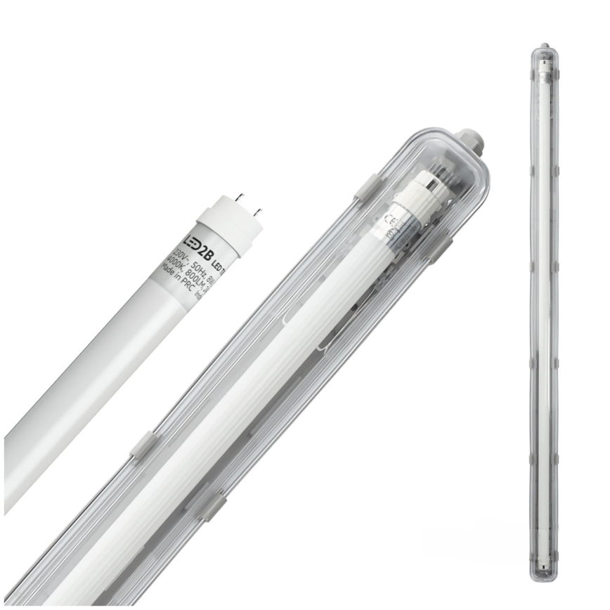 LED lysstofrør T8 1xG13/18W/230V 4000K IP65 128 cm