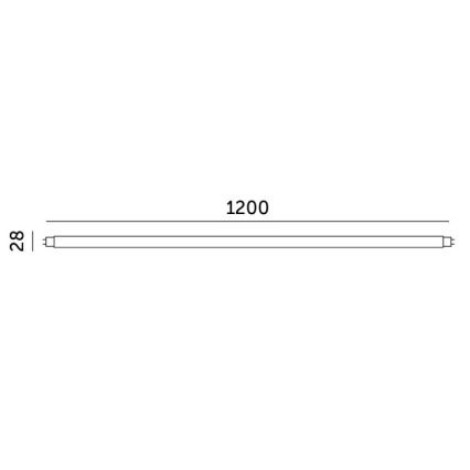 LED lysstofrør T8 G13/18W/230V 6500K 120 cm
