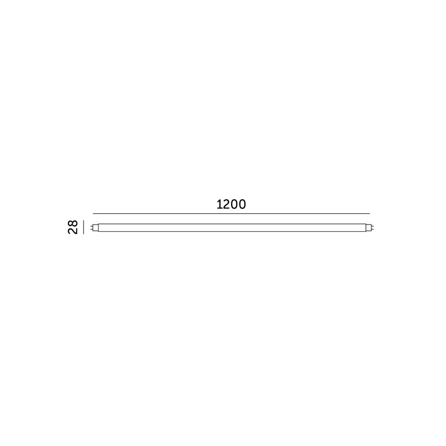 LED lysstofrør T8 G13/18W/230V 6500K 120 cm