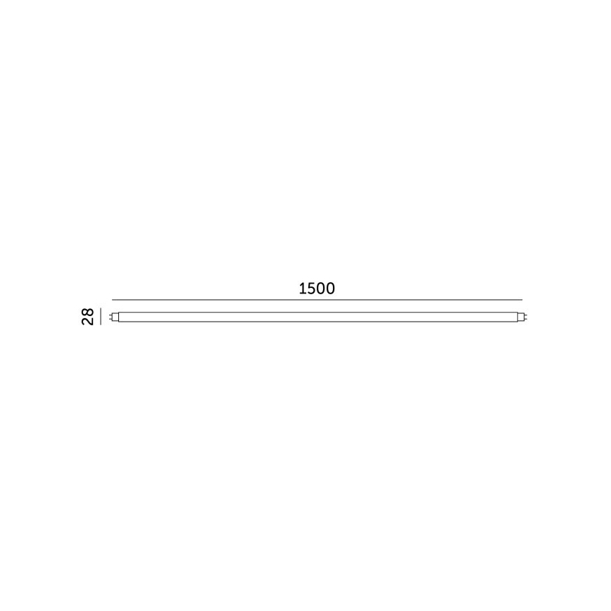 LED lysstofrør T8 G13/22W/230V 4000K 150 cm