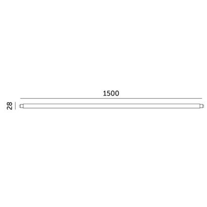LED lysstofrør T8 G13/22W/230V 6500K 150 cm