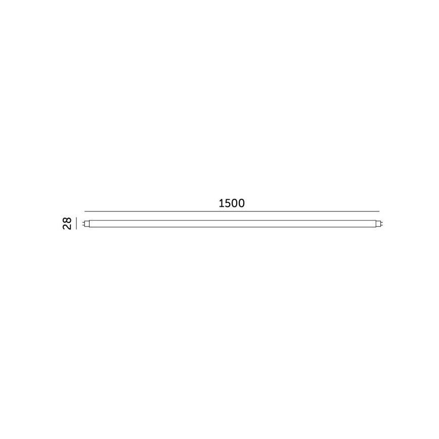 LED lysstofrør T8 G13/22W/230V 6500K 150 cm