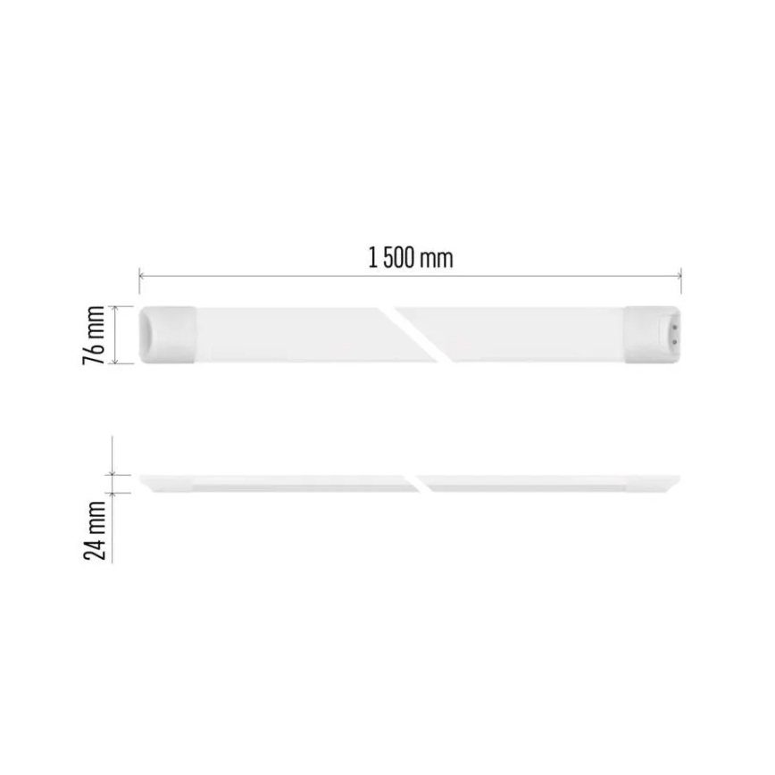 LED-lysstofrørsarmatur MINO 50 W / 230 V / 4000 K / 150 cm