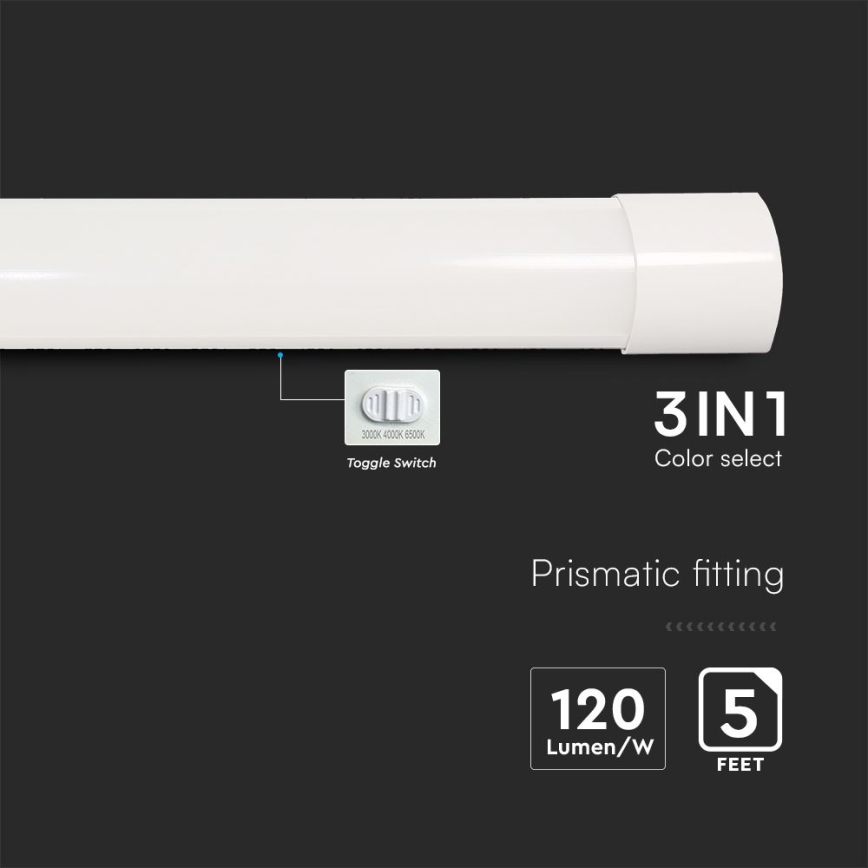 LED Lysstofrørarmatur LED/50W/230V 3000/4000/6500K 146 cm