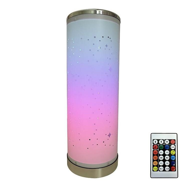 LED m. RGBW-farver Bordlampe dæmpbar LED/5W/230V + fjernbetjening