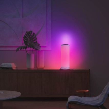 LED m. RGBW-farver Bordlampe dæmpbar LED/5W/230V + fjernbetjening