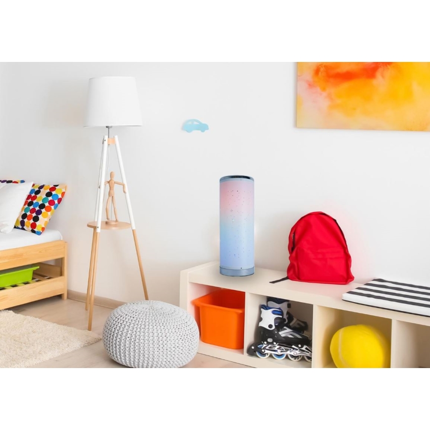LED m. RGBW-farver Bordlampe dæmpbar LED/5W/230V + fjernbetjening