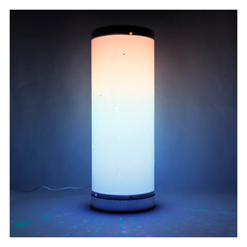 LED m. RGBW-farver Bordlampe dæmpbar LED/5W/230V + fjernbetjening