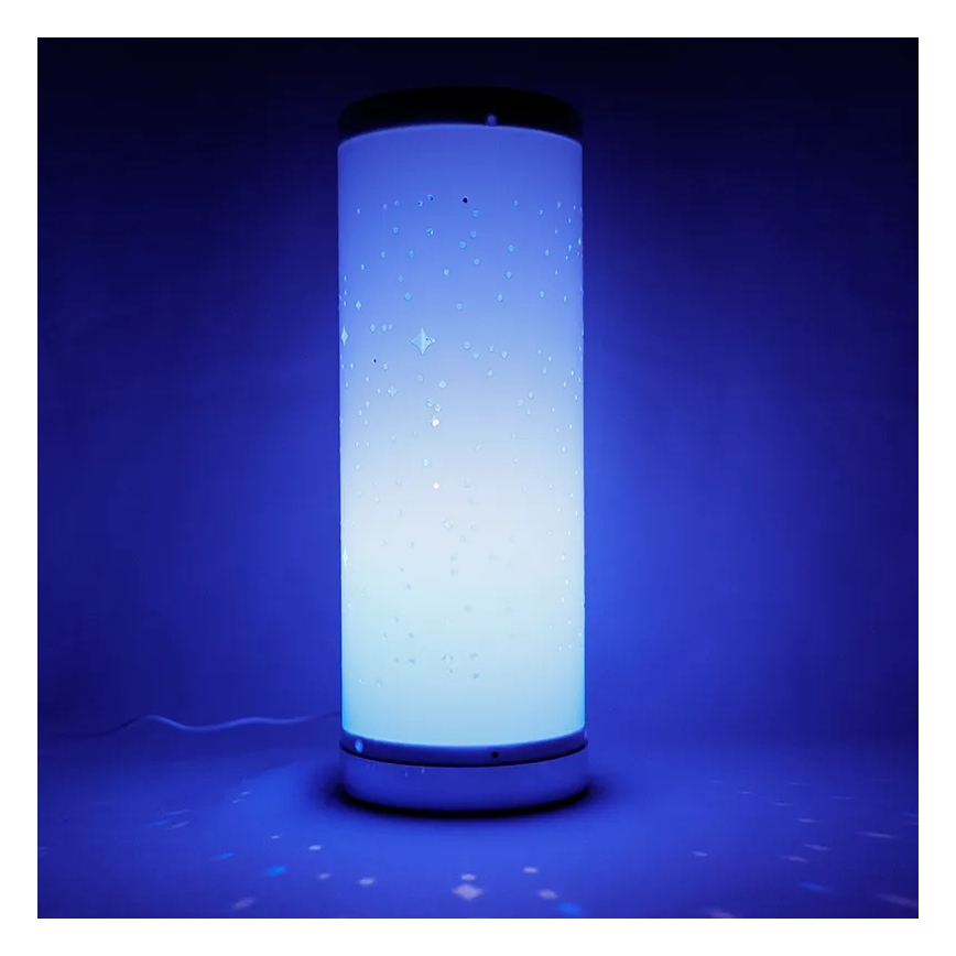 LED m. RGBW-farver Bordlampe dæmpbar LED/5W/230V + fjernbetjening