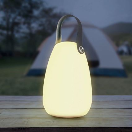 LED m. RGBW-farver Solcellelampe CANARIA LED/2W/1,2V 400 mAh IP44 hvid