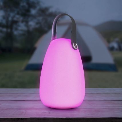 LED m. RGBW-farver Solcellelampe CANARIA LED/2W/1,2V 400 mAh IP44 hvid