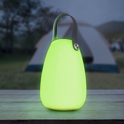 LED m. RGBW-farver Solcellelampe CANARIA LED/2W/1,2V 400 mAh IP44 hvid