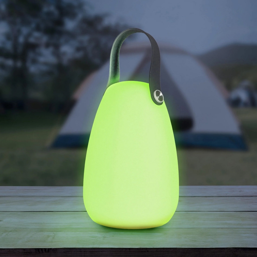 LED m. RGBW-farver Solcellelampe CANARIA LED/2W/1,2V 400 mAh IP44 hvid