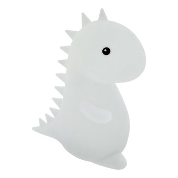 LED m. RGBW-farver Til børn touch-funktion lampe LED/1W/5V USB 1200 mAh dinosaur