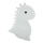 LED m. RGBW-farver Til børn touch-funktion lampe LED/1W/5V USB 1200 mAh dinosaur