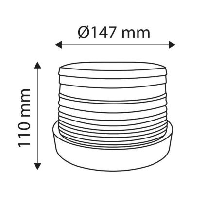 LED magnetisk advarselslampe LIGHT LED SMD 5730/12-24V