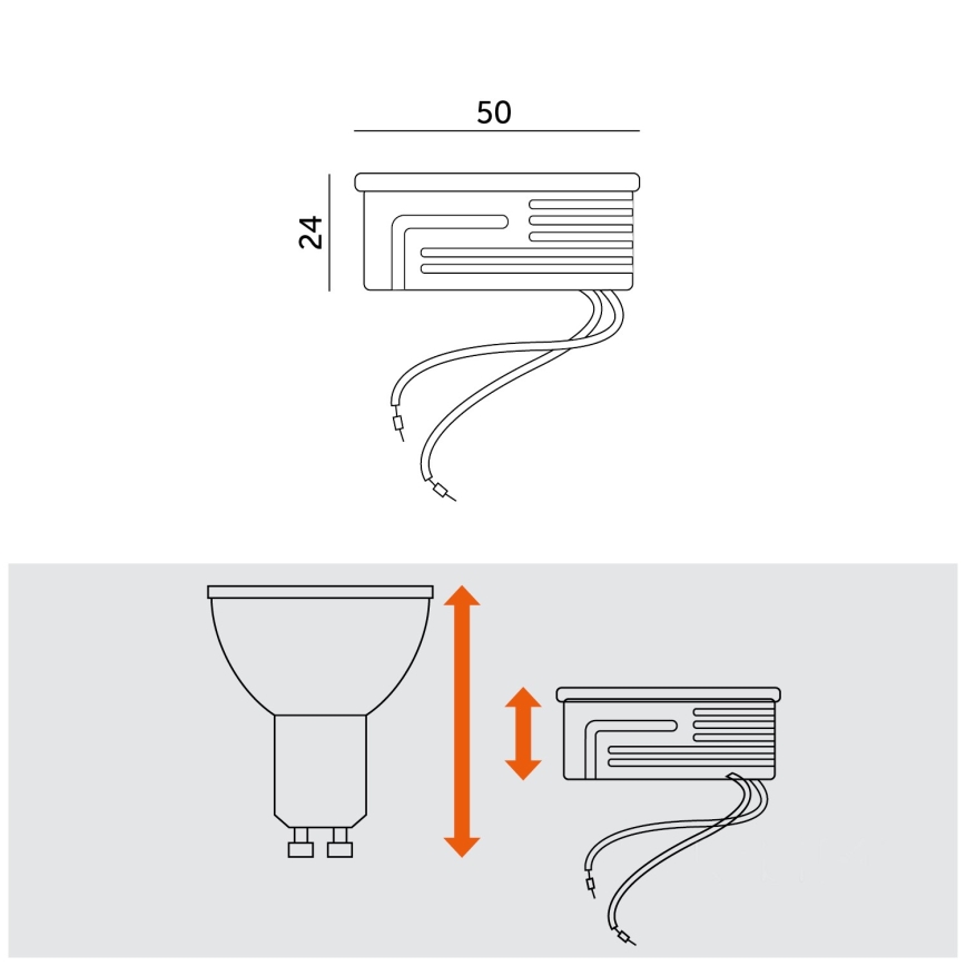 LED modul LED/5W/230V 3000K