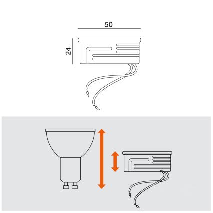 LED modul LED/6,5W/230V 3000K