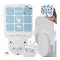 LED Myggefælde med lys og udskiftelige plader UV/230V