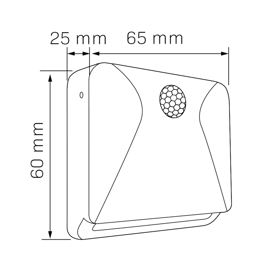 LED Møbelbelysning med sensor LED/0,8W/4,5V 3xAAA hvid